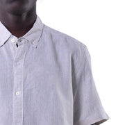 M21SN214-Casual Linen shirt-Short sleeve shirt