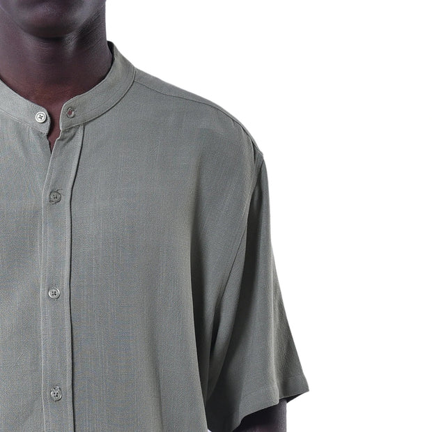 M22SN202-Casual Linen shirt-Short sleeve shirt