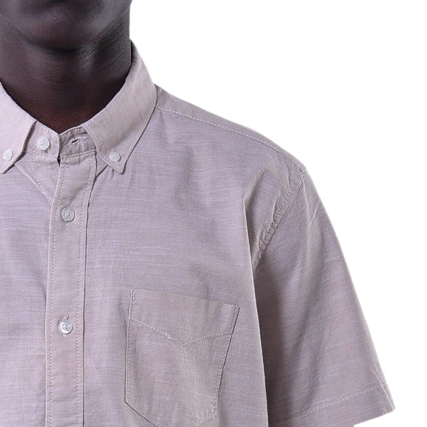 M21SN205-Casual Linen shirt-Short sleeve shirt