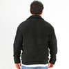 M25GA019-men's jacket made of fur material with a zipper