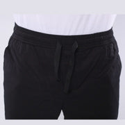 M23TR742-Men Trousers Drawstring Waist Front pockets and back welt pockets