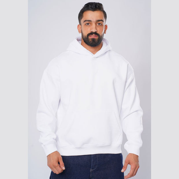 M25TS600-Solid color oversized sweatshirt with hoodie