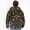 M25GA029-men's jacket made of fur material with a zipper