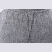 M23TR748-Men Drawstring Waist Slant Pocket Pants