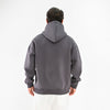 M25TS627-Men's sweatshirt, oversize, Melton material, printed
