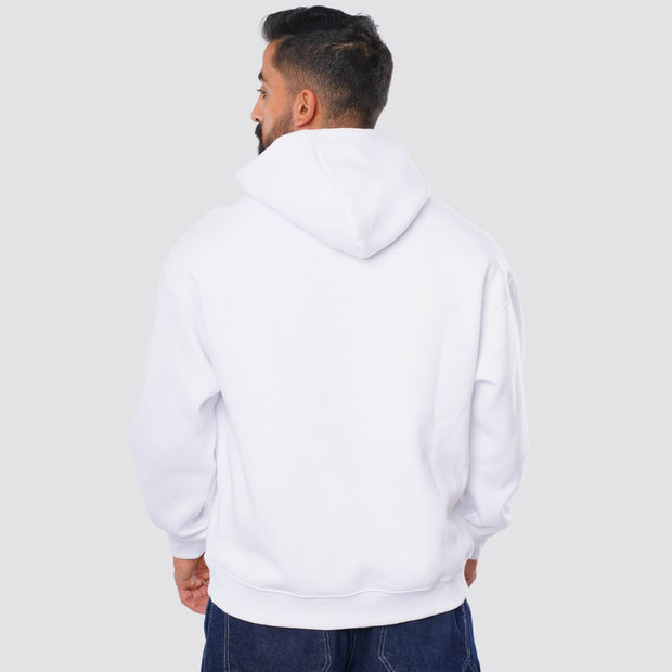 M25TS600-Solid color oversized sweatshirt with hoodie