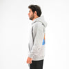 M25TS630-Men's sweatshirt, oversize, Melton material, printed
