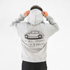 M25TS634-Men's sweatshirt, oversize, Melton material, printed