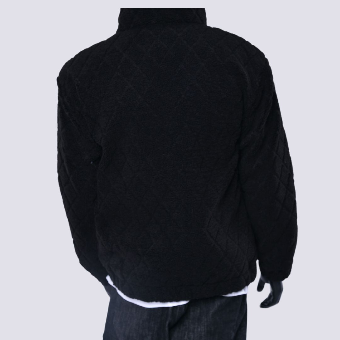 M24GA031-a men's jacket made of fur material with a zipper