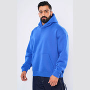 M25TS600-Solid color oversized sweatshirt with hoodie