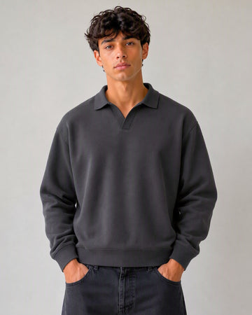 M27TS601 - Polo Sweatshirt