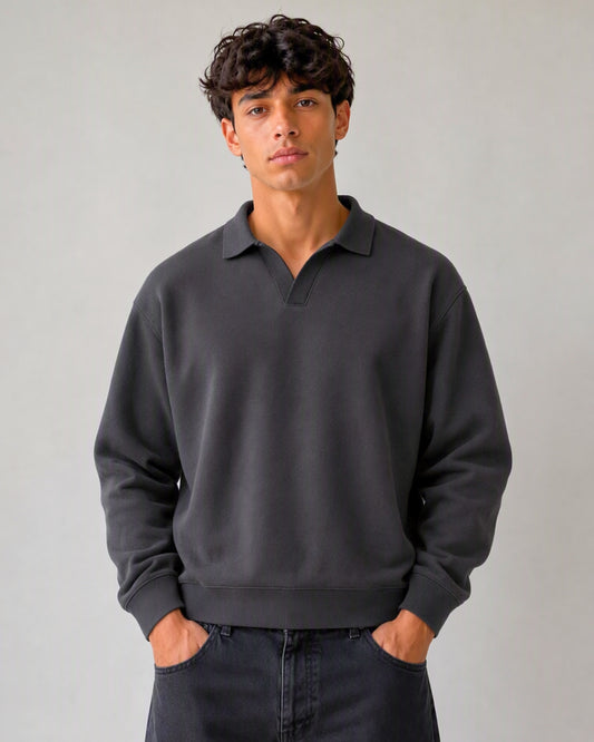 M27TS601 - Polo Sweatshirt