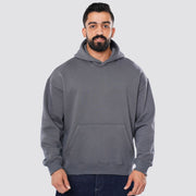 M25TS600-Solid color oversized sweatshirt with hoodie