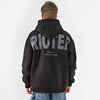 M25TS629-Men's sweatshirt, oversize, Melton material, printed