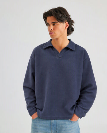 M27TS607- Polo Sweatshirt