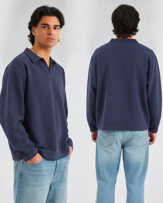 M27TS607- Polo Sweatshirt
