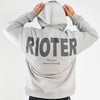 M25TS629-Men's sweatshirt, oversize, Melton material, printed