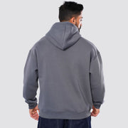 M25TS600-Solid color oversized sweatshirt with hoodie