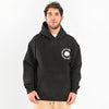 M25TS626-Men's sweatshirt, oversize, Melton material, printed