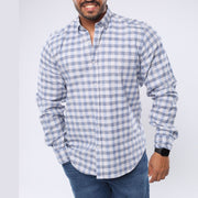 M23SH405-Checks Casual Cotton Shirt