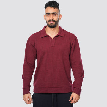 M25TS608-Overseas sweatshirt  half zipper