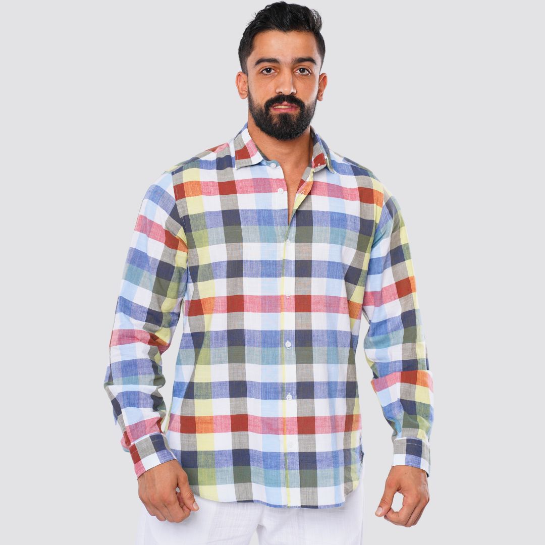 M24SH400 -checkered shirt summer 24