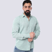 M23SH708-LINEN SHIRT , Long sleeves