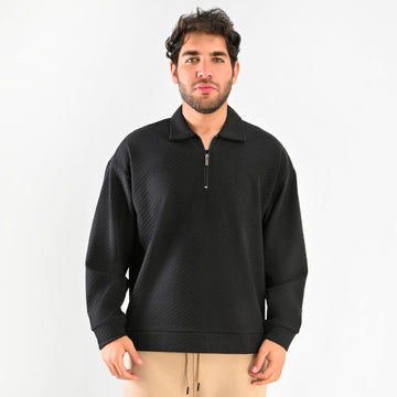 M25TS611-Overseas sweatshirt  half zipper
