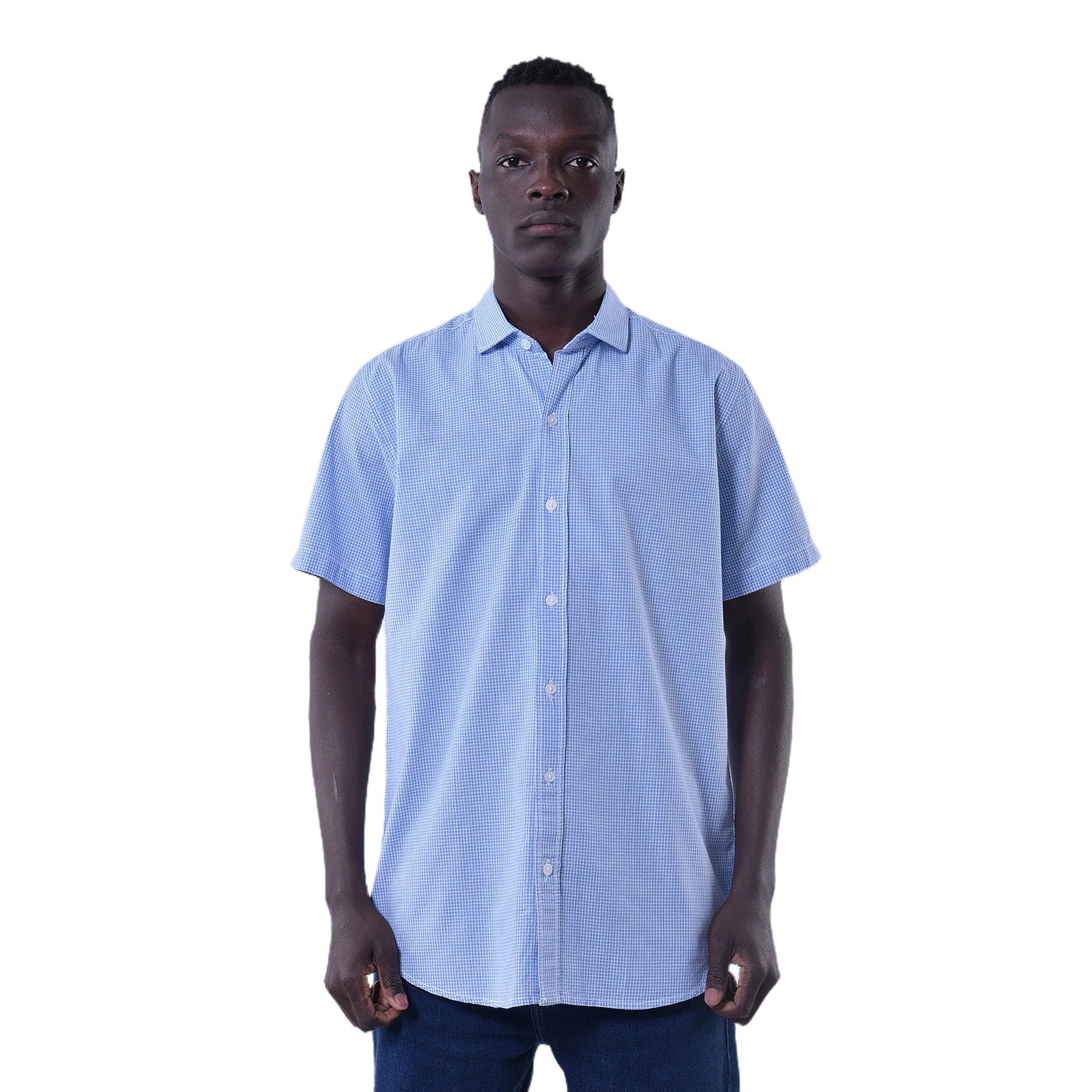 M21SN153-Casual Cotton-Short sleeve shirt