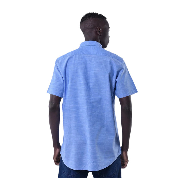 M21SN205-Casual Linen shirt-Short sleeve shirt