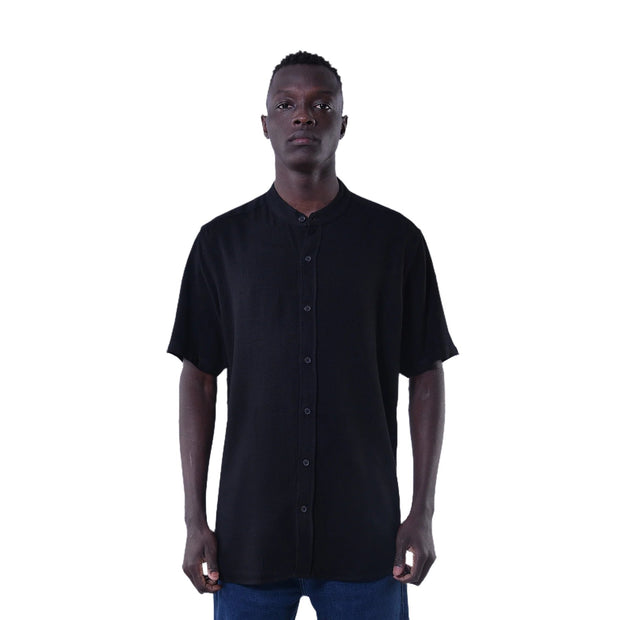 M22SN202-Casual Linen shirt-Short sleeve shirt