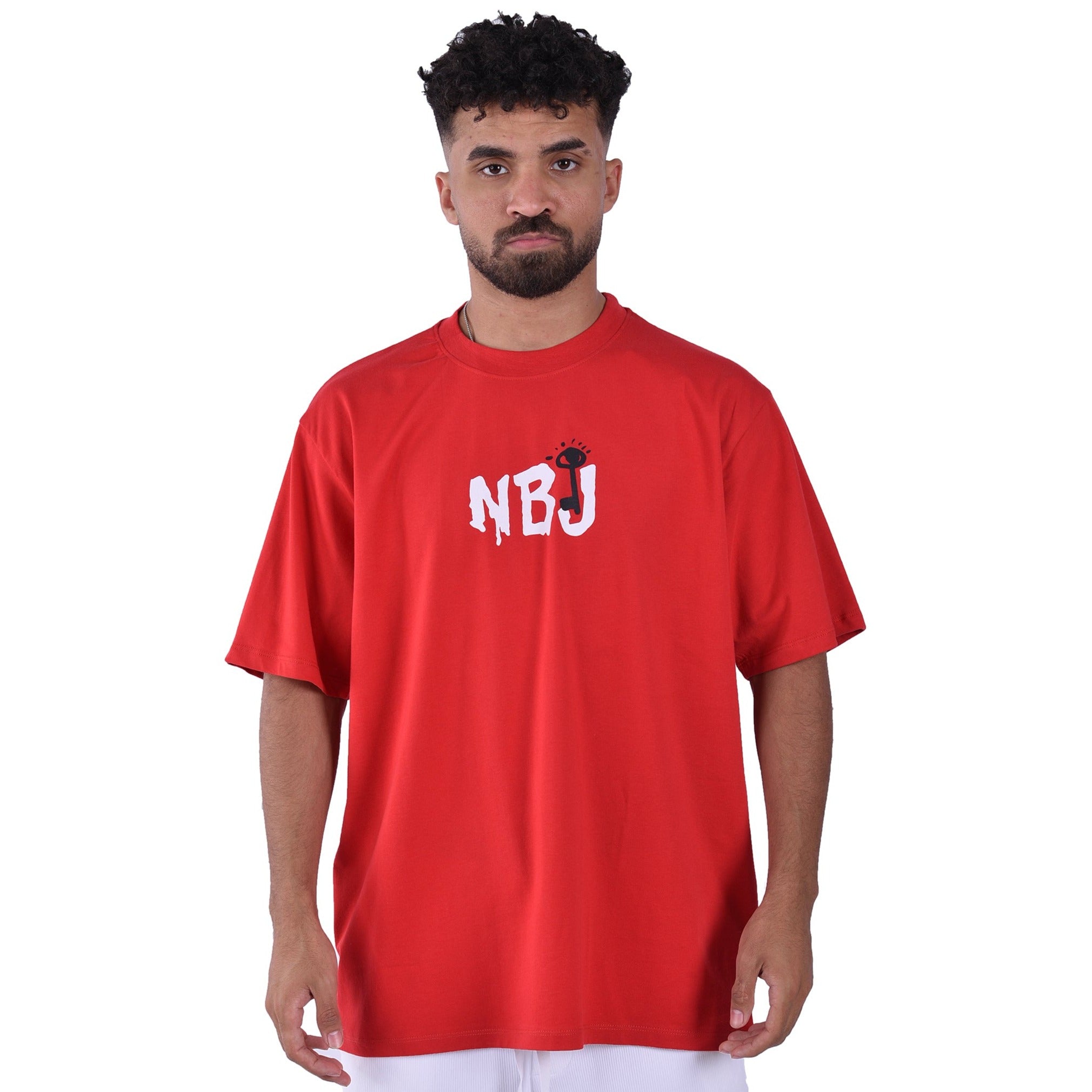 M23TH825-Graphic Oversized T-shirt