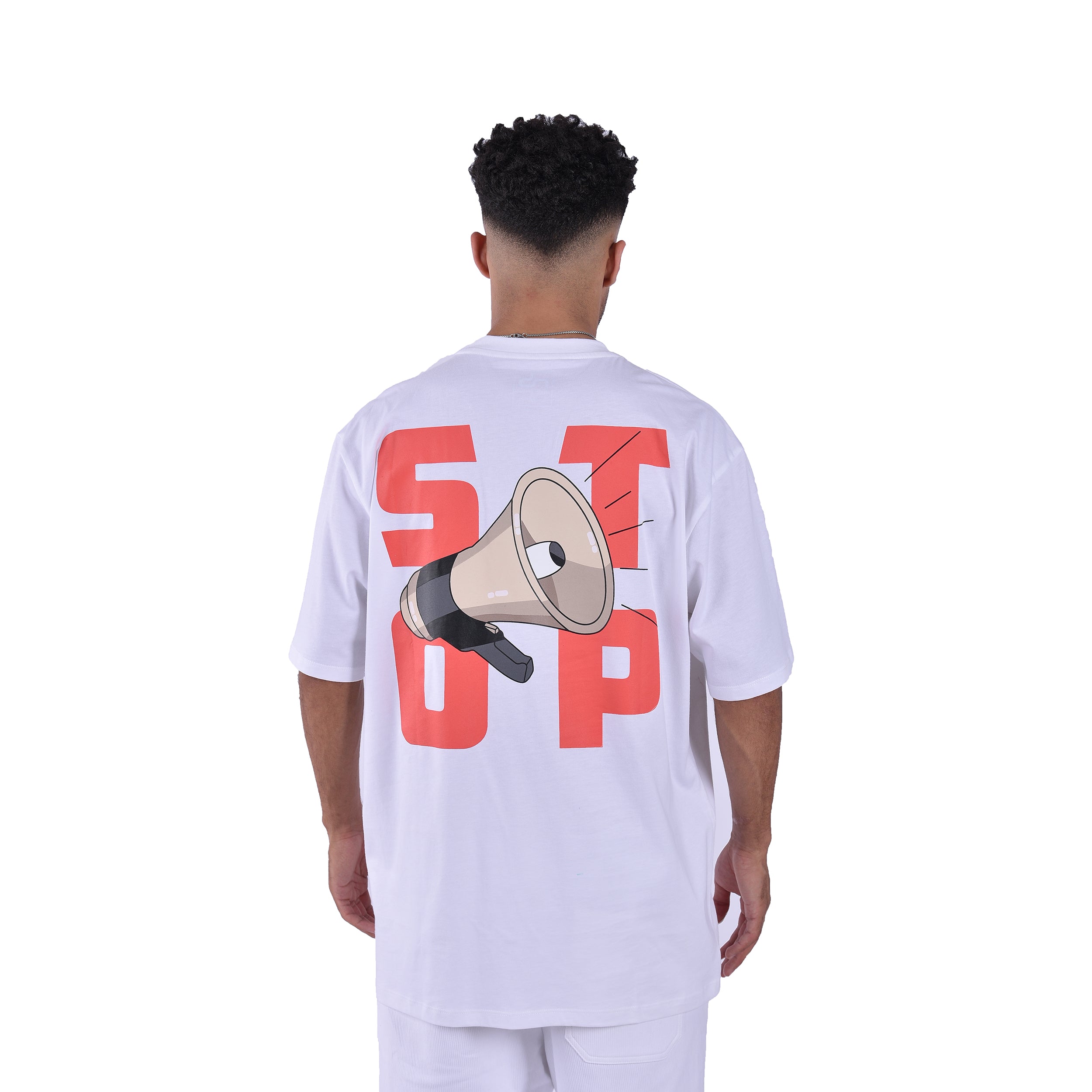 M23TH858-Graphic Oversized T-shirt