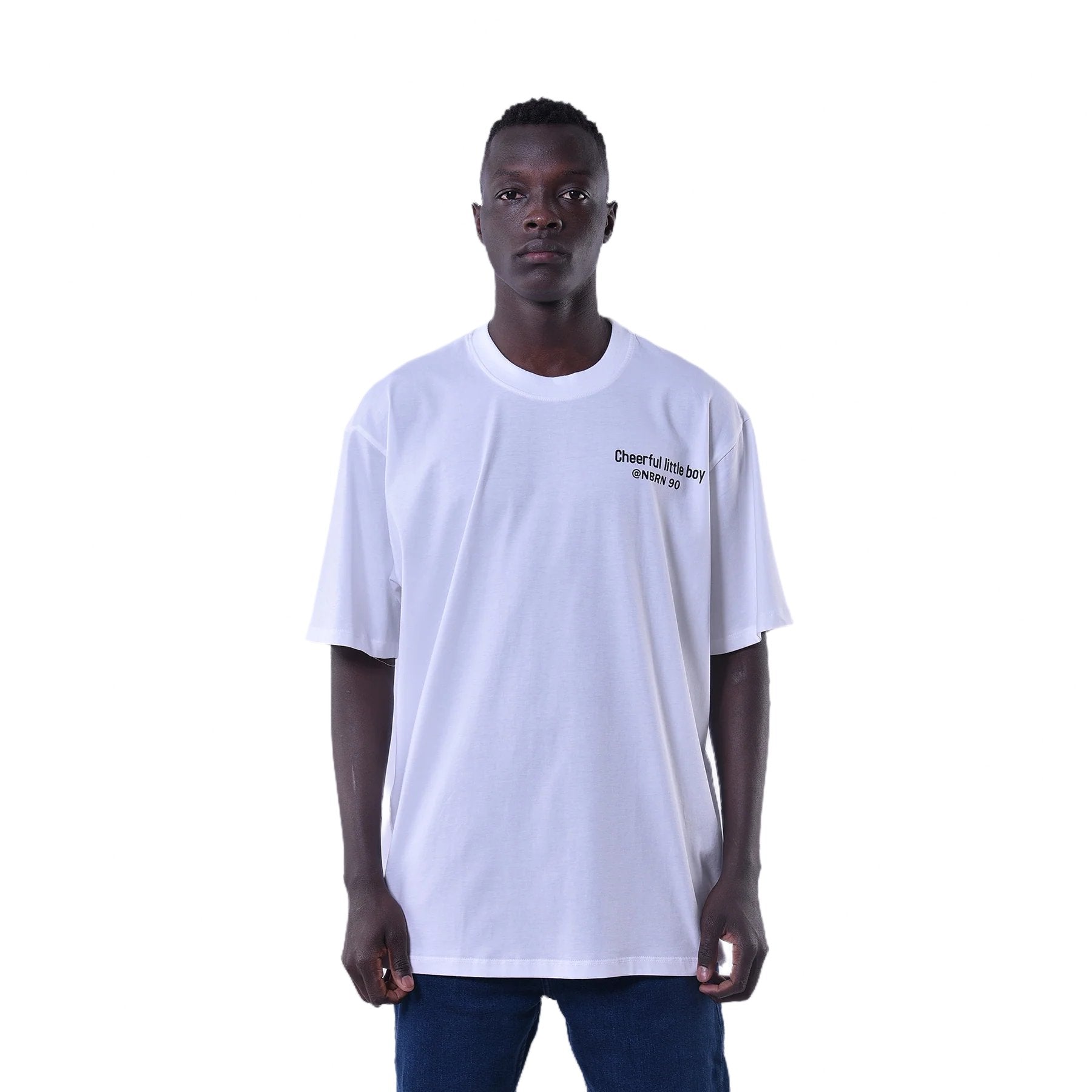 M23TH876-Oversized Basic T-shirt