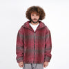 M24GA022-a men's jacket made of fur material with a zipper