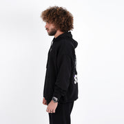 M24TS629-Oversized Men's Sweatshirt with Hood and Print