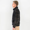 M25GA028-men's jacket made of fur material with a zipper