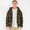 M25GA027-men's jacket made of fur material with a zipper
