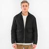 M25GA005-Men's jacket, wool felt material, with side pockets
