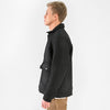 M25GA005-Men's jacket, wool felt material, with side pockets