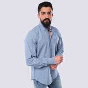 M23SH403-Checks Casual Cotton Shirt