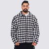 M25GA012-men's jacket made of fur material with a zipper