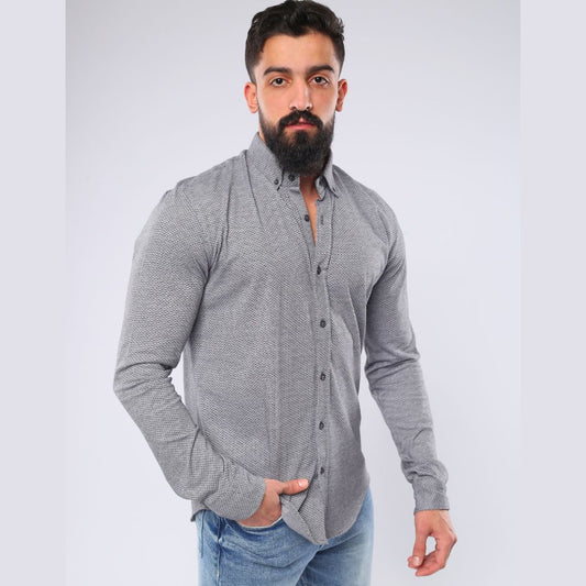 M23SH305- قميص بكم كاجوال جاكار