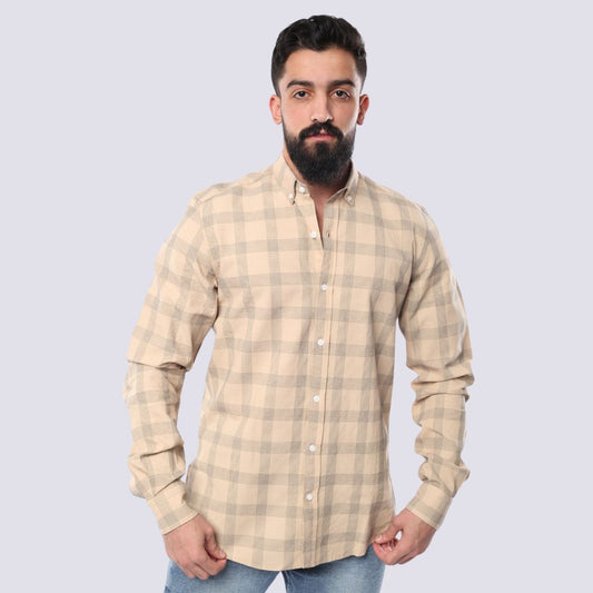 M23SH709 - قميص بكم كاجوال جاكار كاروهات