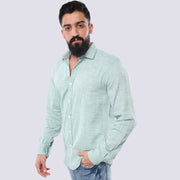 M23SH708-LINEN SHIRT , Long sleeves