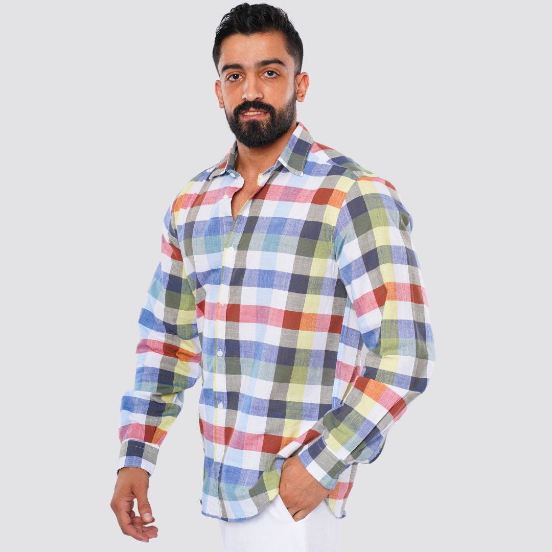 M24SH400 -checkered shirt summer 24