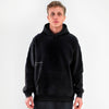 M25TS632-Men's sweatshirt, oversize, Melton material, printed