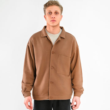 M25TS615 - Oversize Sweatshirt,Jacquard Wool