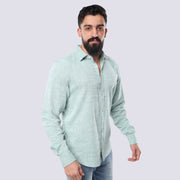 M23SH708-LINEN SHIRT , Long sleeves