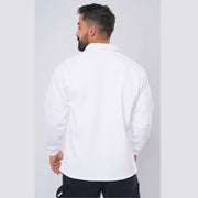 M25TS604-Sweatshirt with collar and chest pocket